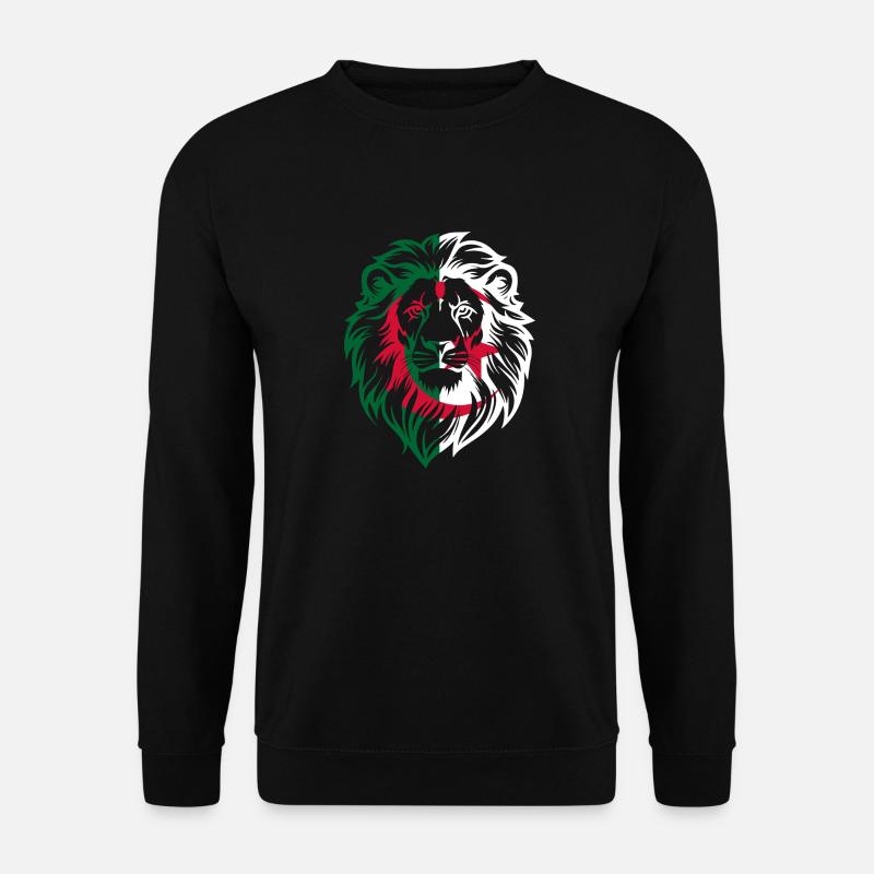 Algerischer Löwe - Algerien Geschenkidee - Unisex Pullover - Schwarz