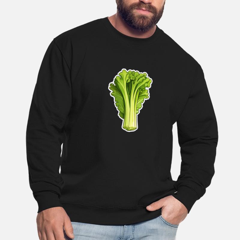 Stangensellerie oder Staudensellerie Unisex Pullover