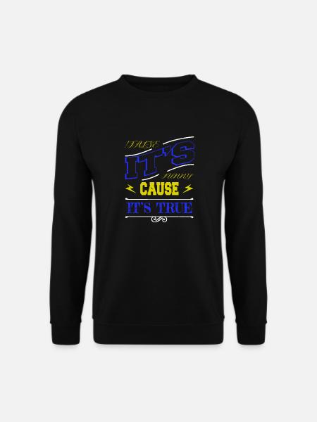 computer language geek humor - Unisex Sweatshirt - black