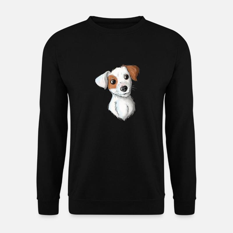 Jack Russell Pattern 7 - Unisex Sweatshirt - black
