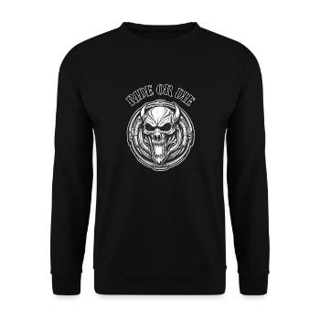 RIDE OR DIE 3 - Sweat-shirt Unisexe - noir - Devant - Alina (178cm) & Michal (187cm)