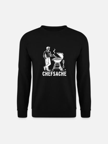 Grillen - Unisex Pullover - Schwarz