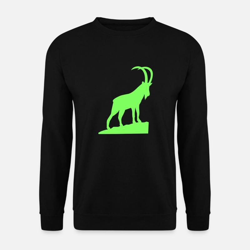 steinbock - Unisex Pullover - Schwarz