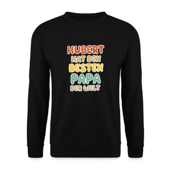 Baby Hubert - Unisex Sweatshirt - black - Front - Alina (178cm) & Michal (187cm)