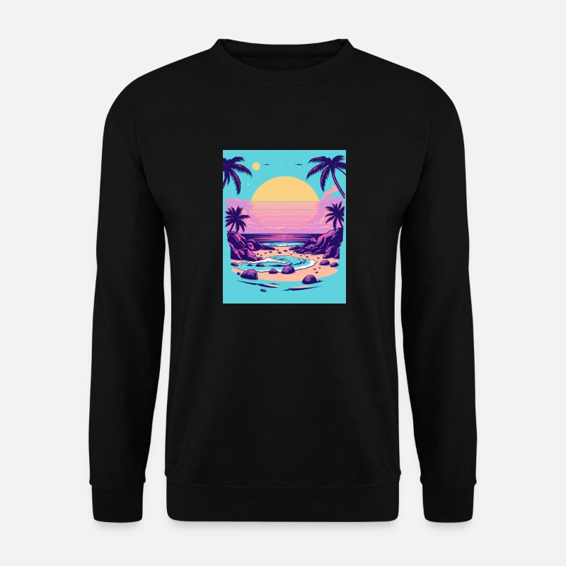 Sunset Serenity - Unisex Pullover - Schwarz