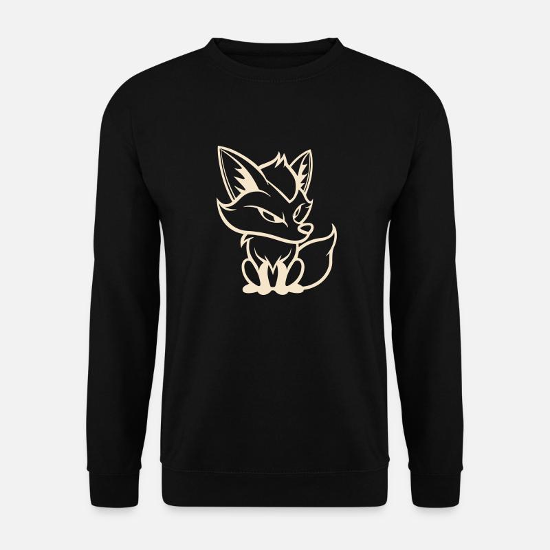 Bande dessinée Fox - Sweat-shirt Unisexe - noir