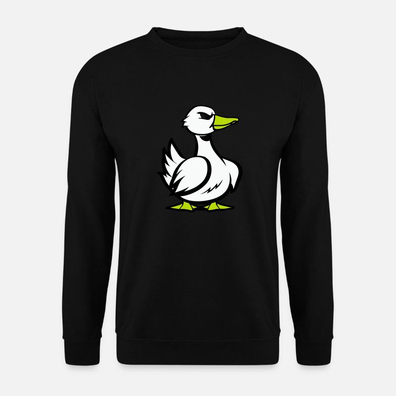 Duck Comic Cartoon - Unisex Sweatshirt - black