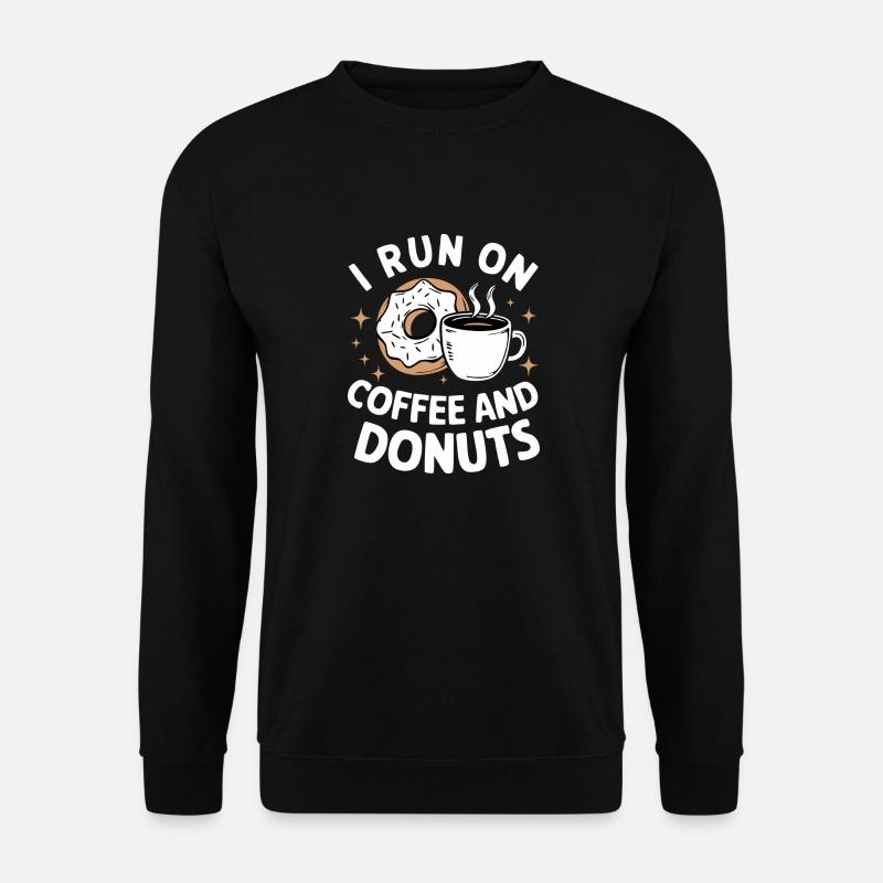 Donut Donuts Candy Bagel - Unisex Sweatshirt - black
