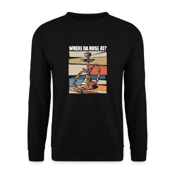 Shisha-Lifestyle für echte Fans - Unisex Pullover - Schwarz - Vorne - Alina (178cm) & Michal (187cm)