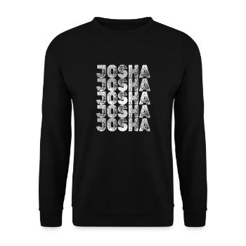 Josha en tant que frère - Sweat-shirt Unisexe - noir - Devant - Alina (178cm) & Michal (187cm)