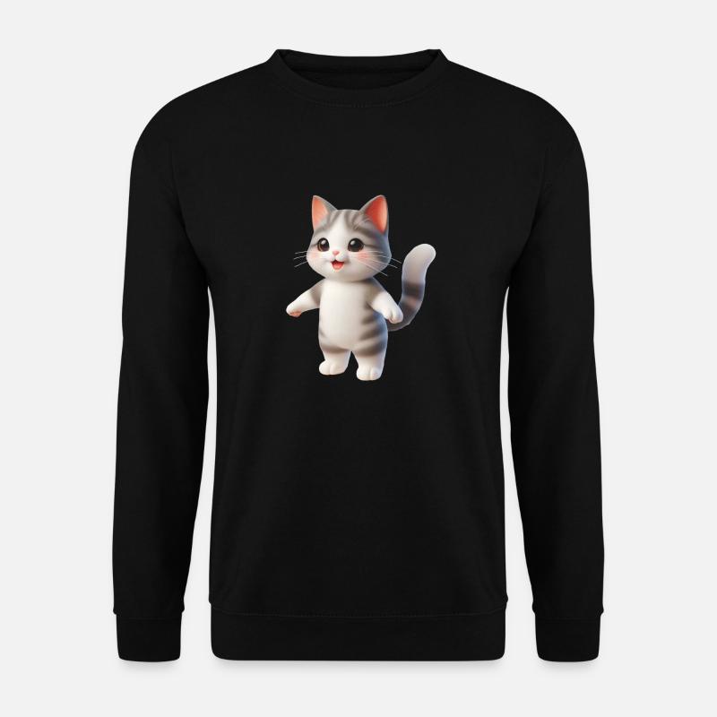 Katze 3 - Unisex Pullover - Schwarz