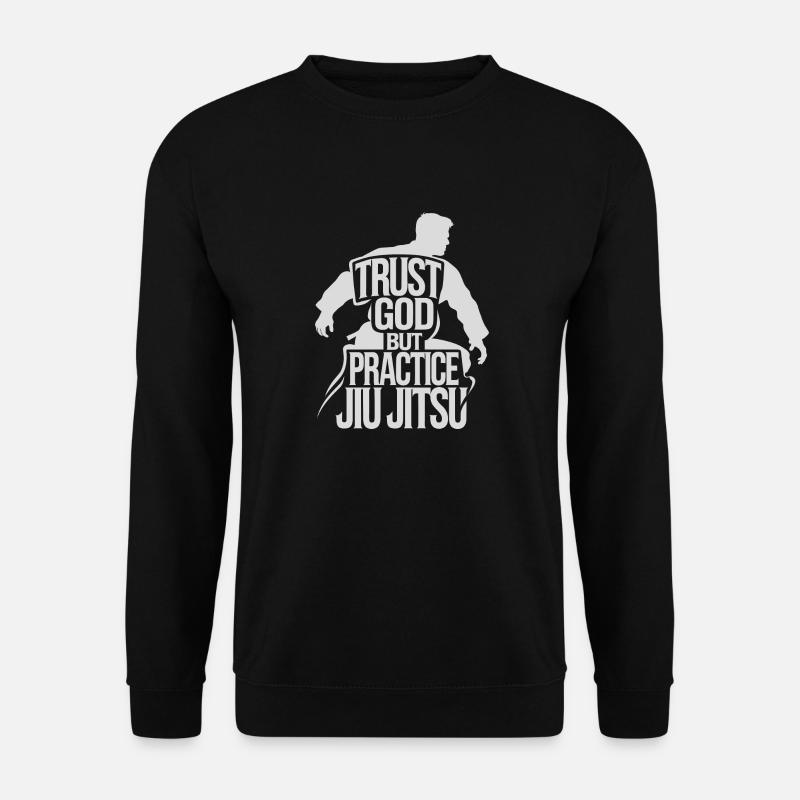 Experience discipline in grappling - Unisex Sweatshirt - black