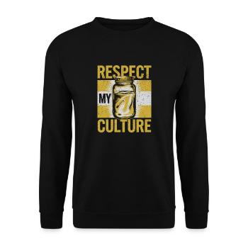 Kombucha – Plus qu’une simple boisson - Sweat-shirt Unisexe - noir - Devant - Alina (178cm) & Michal (187cm)