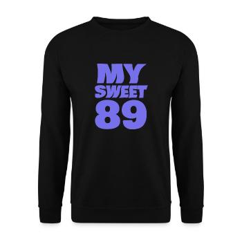 89 - Unisex Pullover - Schwarz - Vorne - Alina (178cm) & Michal (187cm)