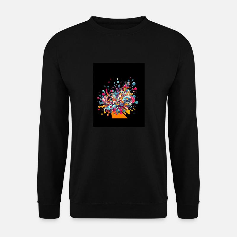 Couleurs., Farben - Sweat-shirt Unisexe - noir