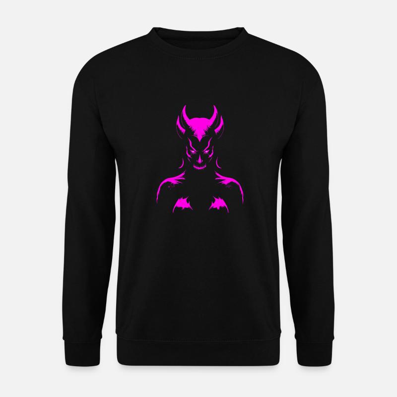 Pink Demon - Unisex Pullover - Schwarz
