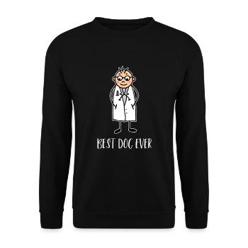 Best Doc Ever - Doktor - Bester Arzt aller Zeiten - Unisex Pullover - Schwarz - Vorne - Alina (178cm) & Michal (187cm)