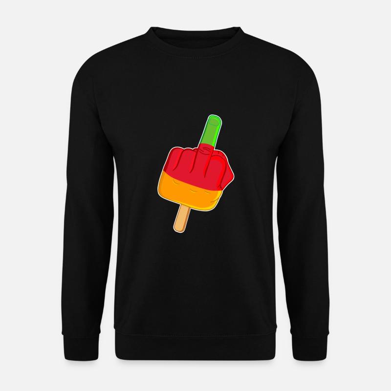Lollipop Stinky finger Flutschfinger - Unisex Sweatshirt - black