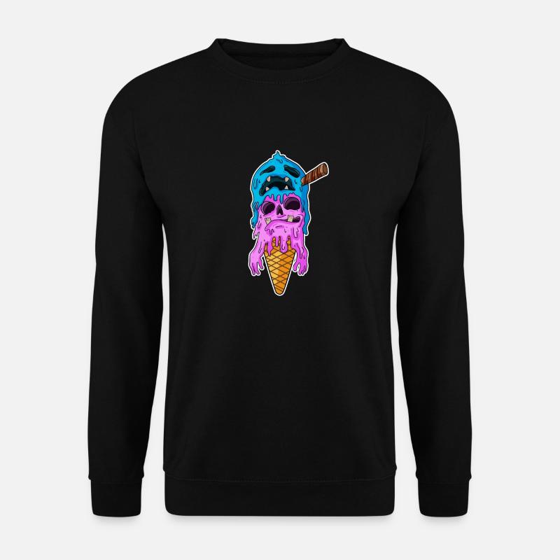 Ice Cream Zombie - Unisex Pullover - Schwarz