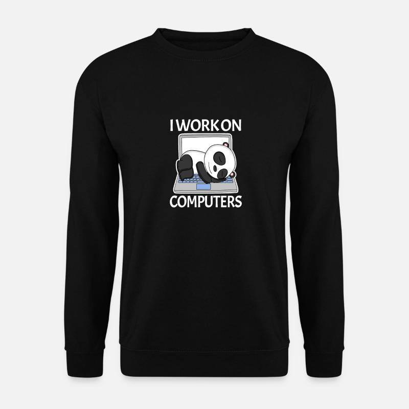 Computer Nerd Programmierer Herren Geschenk - Unisex Pullover - Schwarz