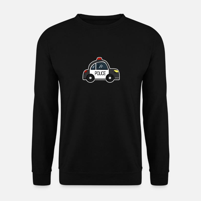 Polizeiwagen - Unisex Pullover - Schwarz