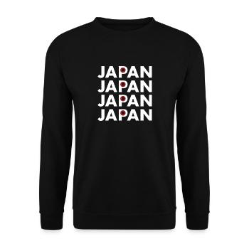 Rugby Rugby Rugby Rugby Rugby Japan Rugby - Unisex Pullover - Schwarz - Vorne - Alina (178cm) & Michal (187cm)