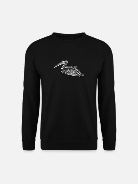 Pelikane Vogel Vögel Pelecanus - Unisex Pullover - Schwarz