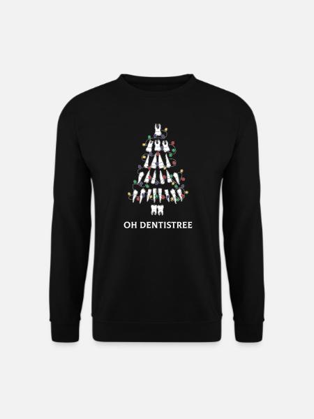 Classic Colorful Dentistree für Zahnarzt Weihnacht - Unisex Pullover - Schwarz
