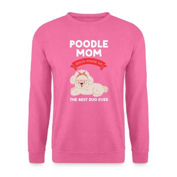 Pudel Pudel Mama Pudel Geschenk - Unisex Pullover - Pink - Vorne