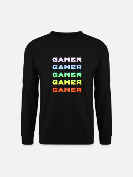 GAMER GAMER GAMER GAMER GAMER - Unisex Pullover - Schwarz