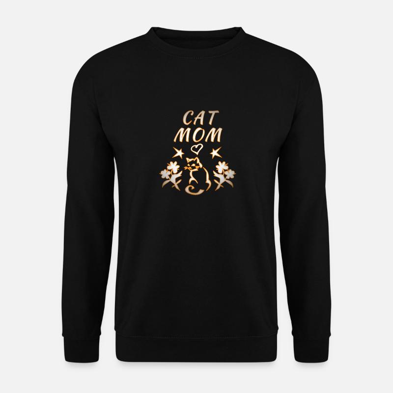 Cat Mom - Unisex Sweatshirt - black