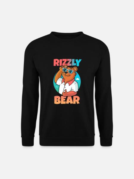 Rizintelbär - Unisex Pullover - Schwarz
