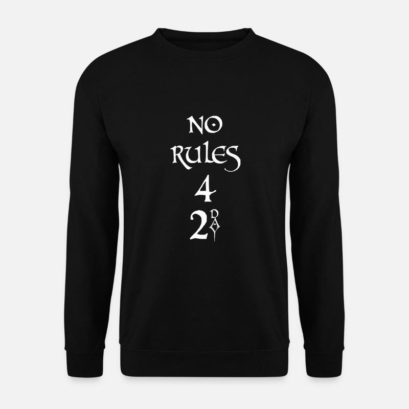 cooler Spruch, Runen, Wikinger - Unisex Pullover - Schwarz