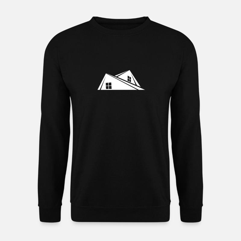 Haus Dach - Unisex Pullover - Schwarz