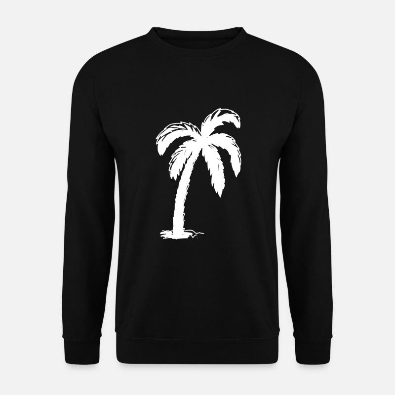 Pop Art | Palme - Unisex Pullover - Schwarz