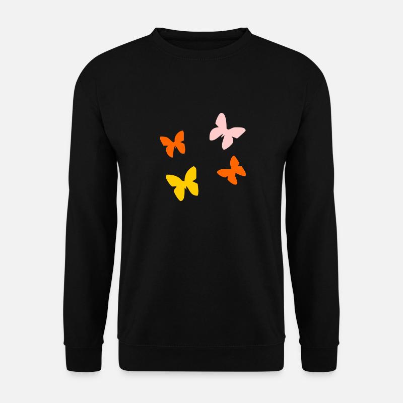 Schmetterling - Unisex Pullover - Schwarz