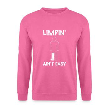 Gebrochenes Bein - Unisex Pullover - Pink - Vorne