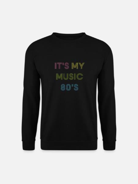 80 s of music - Unisex Sweatshirt - black