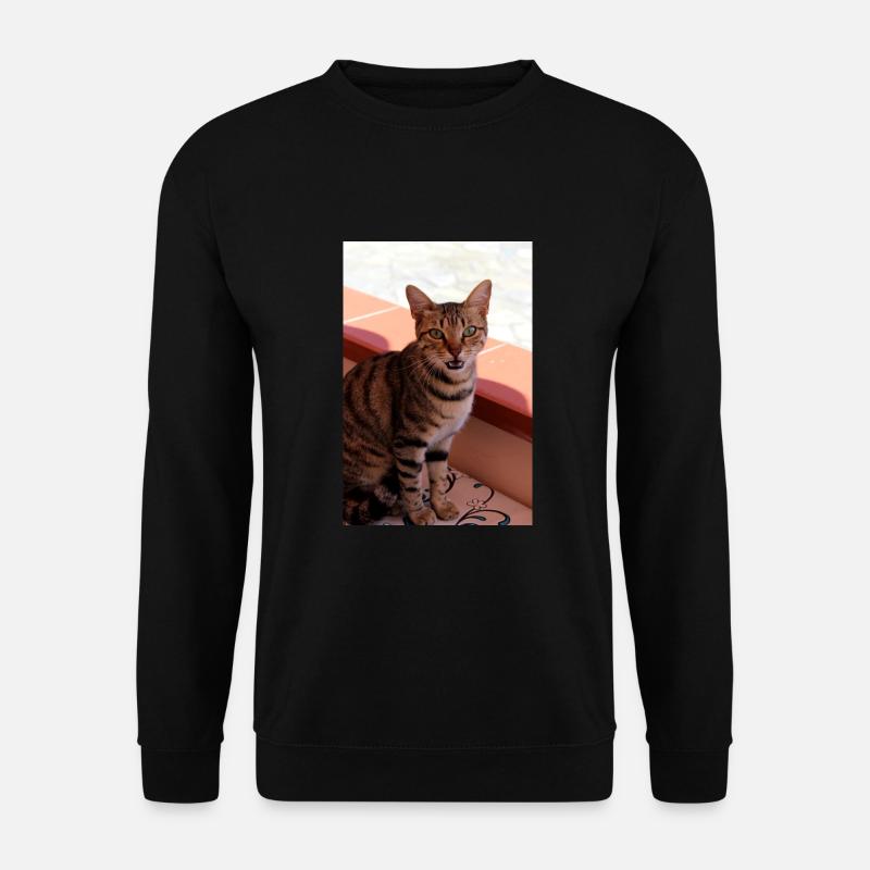 chat, chaton - Sweat-shirt Unisexe - noir