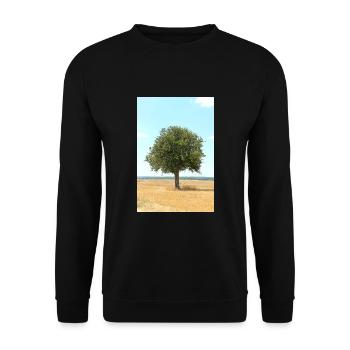 Tree, Environment, Nature - Unisex Sweatshirt - black - Front - Alina (178cm) & Michal (187cm)