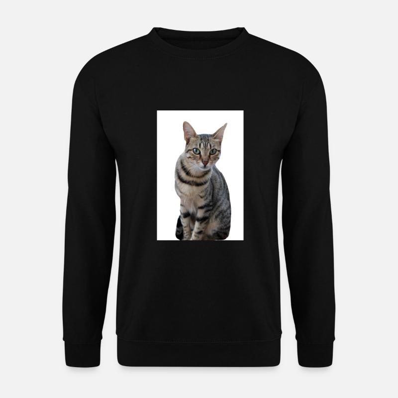 Chat chat noir chaton - Sweat-shirt Unisexe - noir
