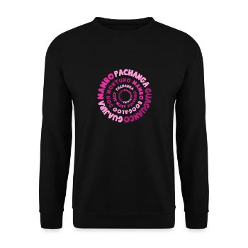 History of Salsa - Salsa Dance Shirts - Unisex Pullover - Schwarz - Vorne - Alina (178cm) & Michal (187cm)