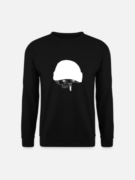 wir sind die Straßen, die Bewegung - Unisex Pullover - Schwarz
