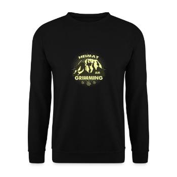 Grimming Steiermark - Unisex Pullover - Schwarz - Vorne - Alina (178cm) & Michal (187cm)