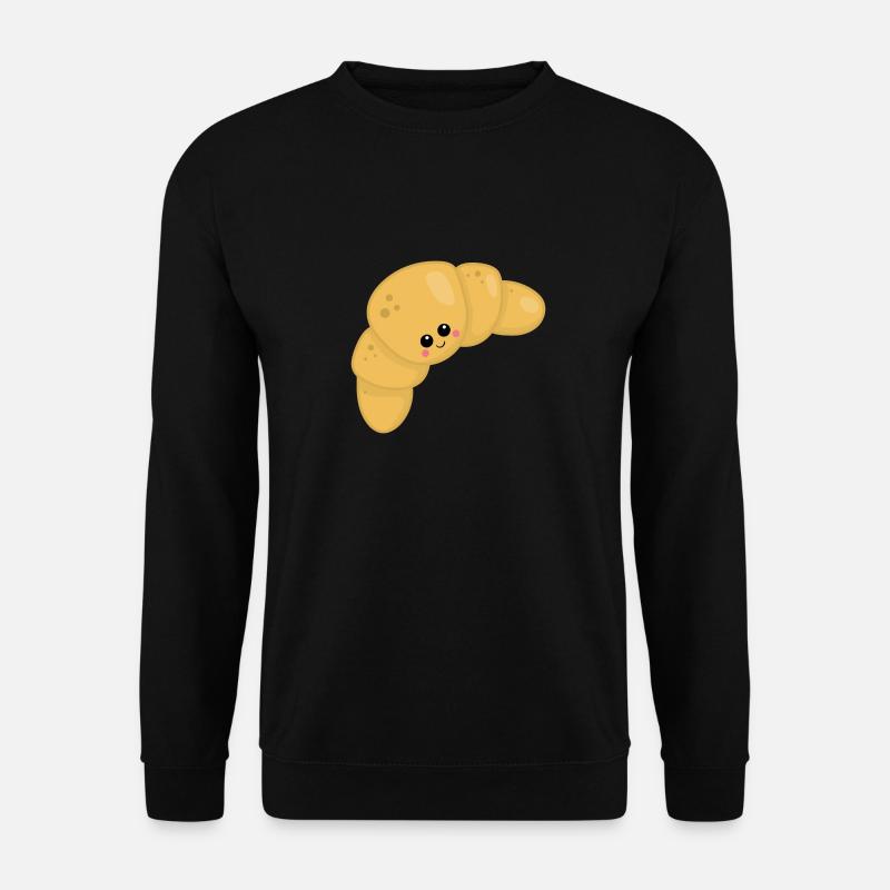 Croissant - Unisex Pullover - Schwarz