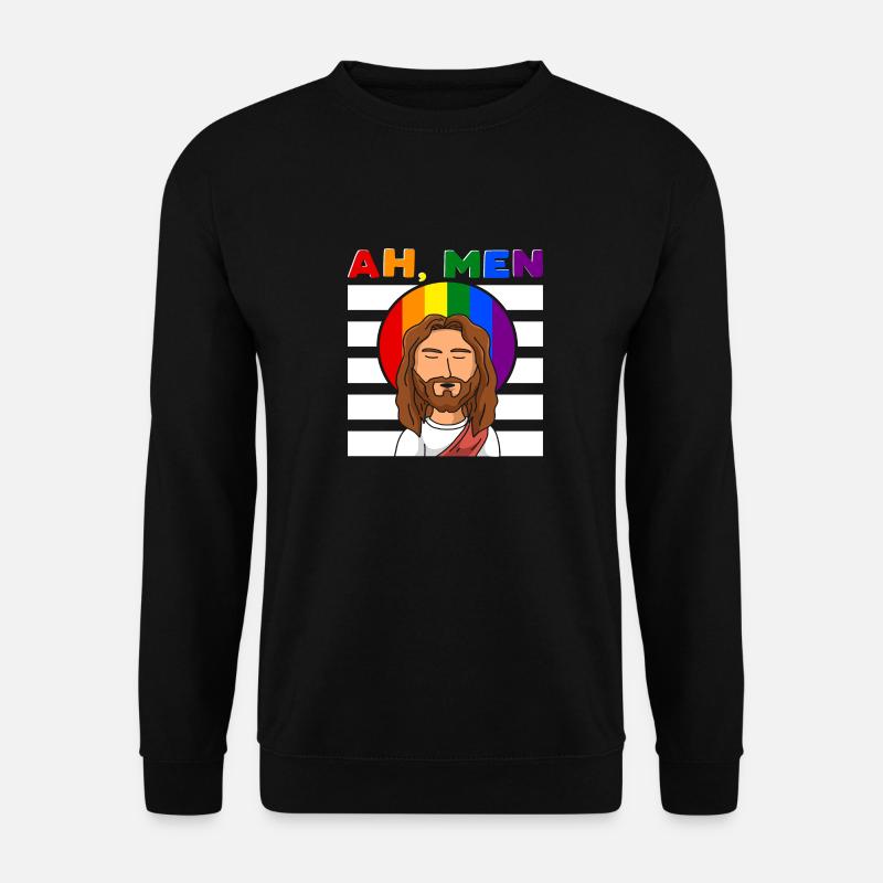 Ah Men - Unisex Pullover - Schwarz