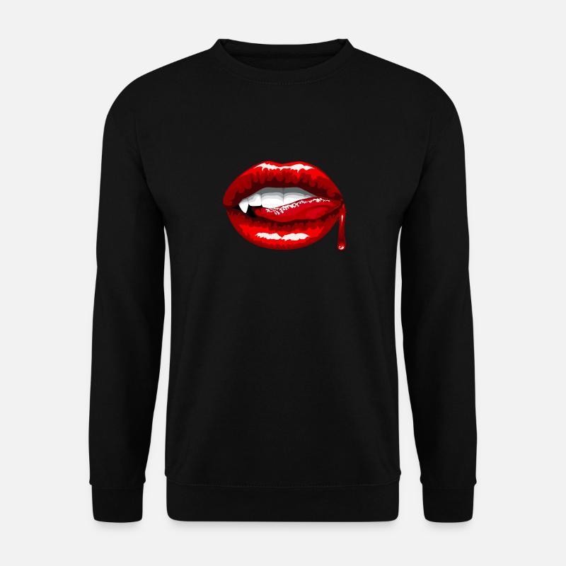 Vampierkuss - Unisex Pullover - Schwarz