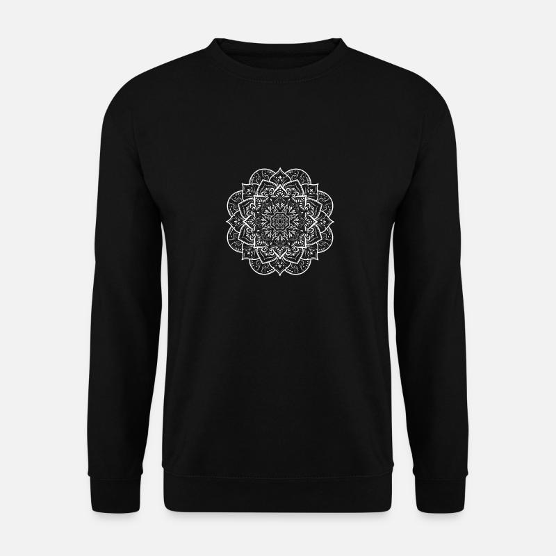 Mandala - Sweat-shirt Unisexe - noir