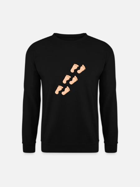 Fuß Füße Fußpflege Podologie Geschenk Geschenkidee - Unisex Pullover - Schwarz