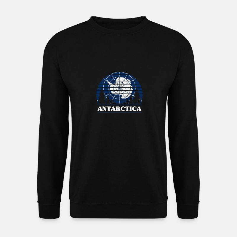 Antarktis - Unisex Pullover - Schwarz